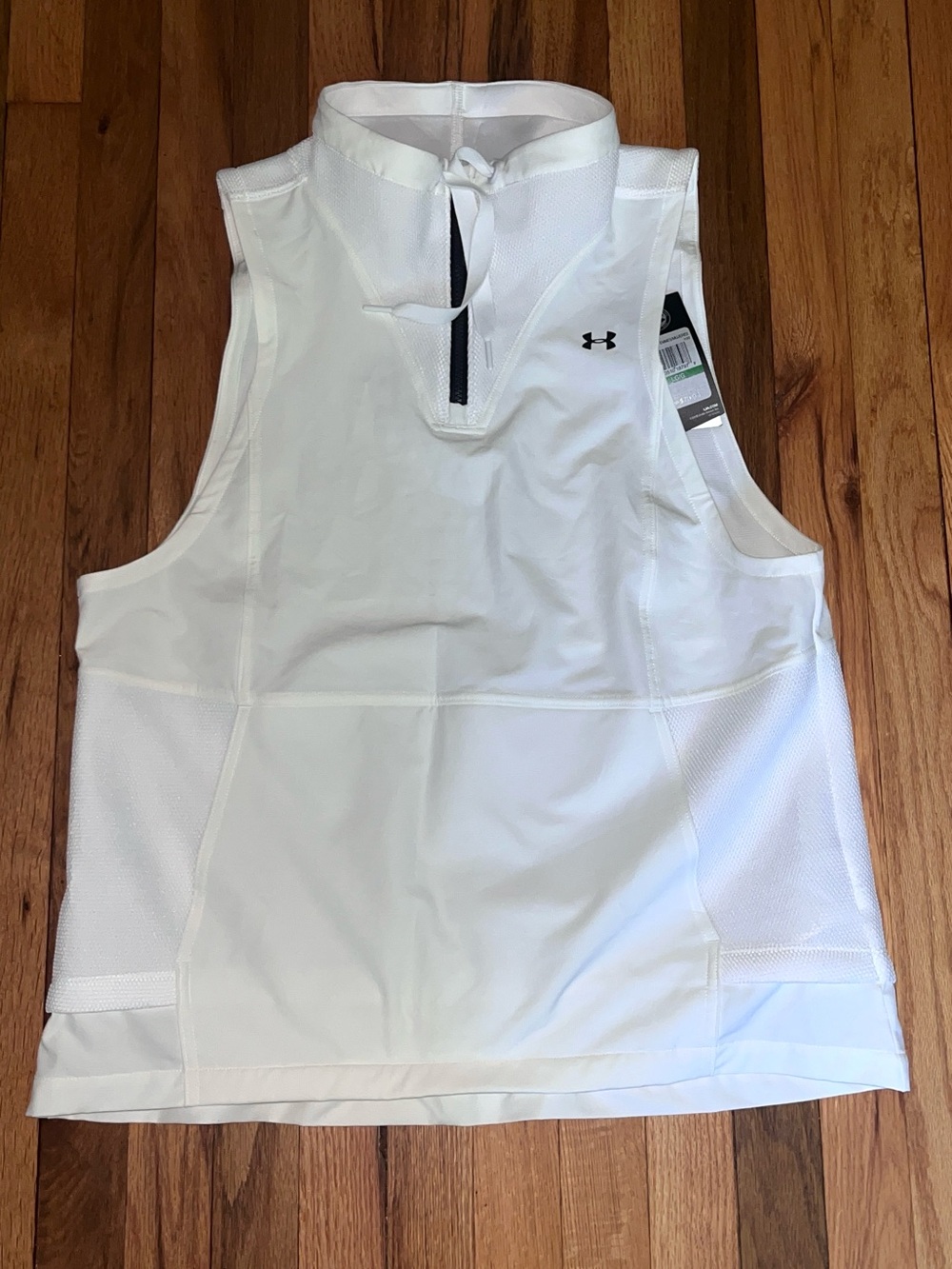 Under Armour New pull over white vest large